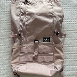 Dakine Light Pink Backpack with Logo; 17” laptop, utility storage